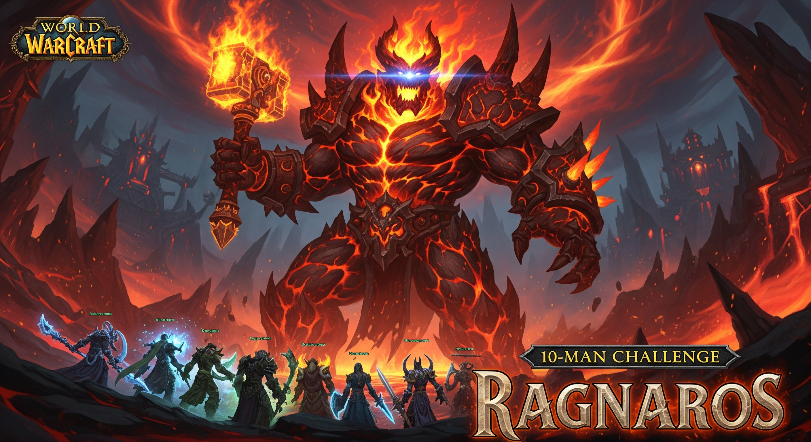 World of Warcraft thumbnail maker — raids, Mythic+, PvP design