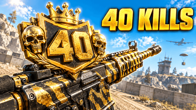 Warzone Victory 40 Kills