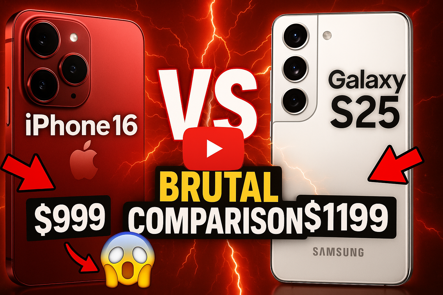 Tech Review - YouTube thumbnail created with AI