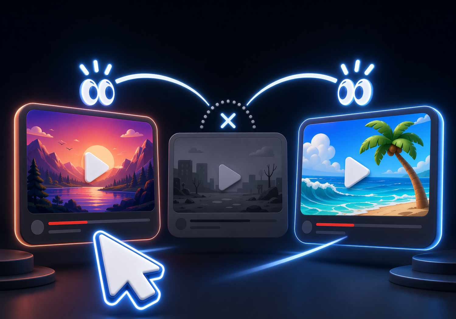 Feed visibility preview