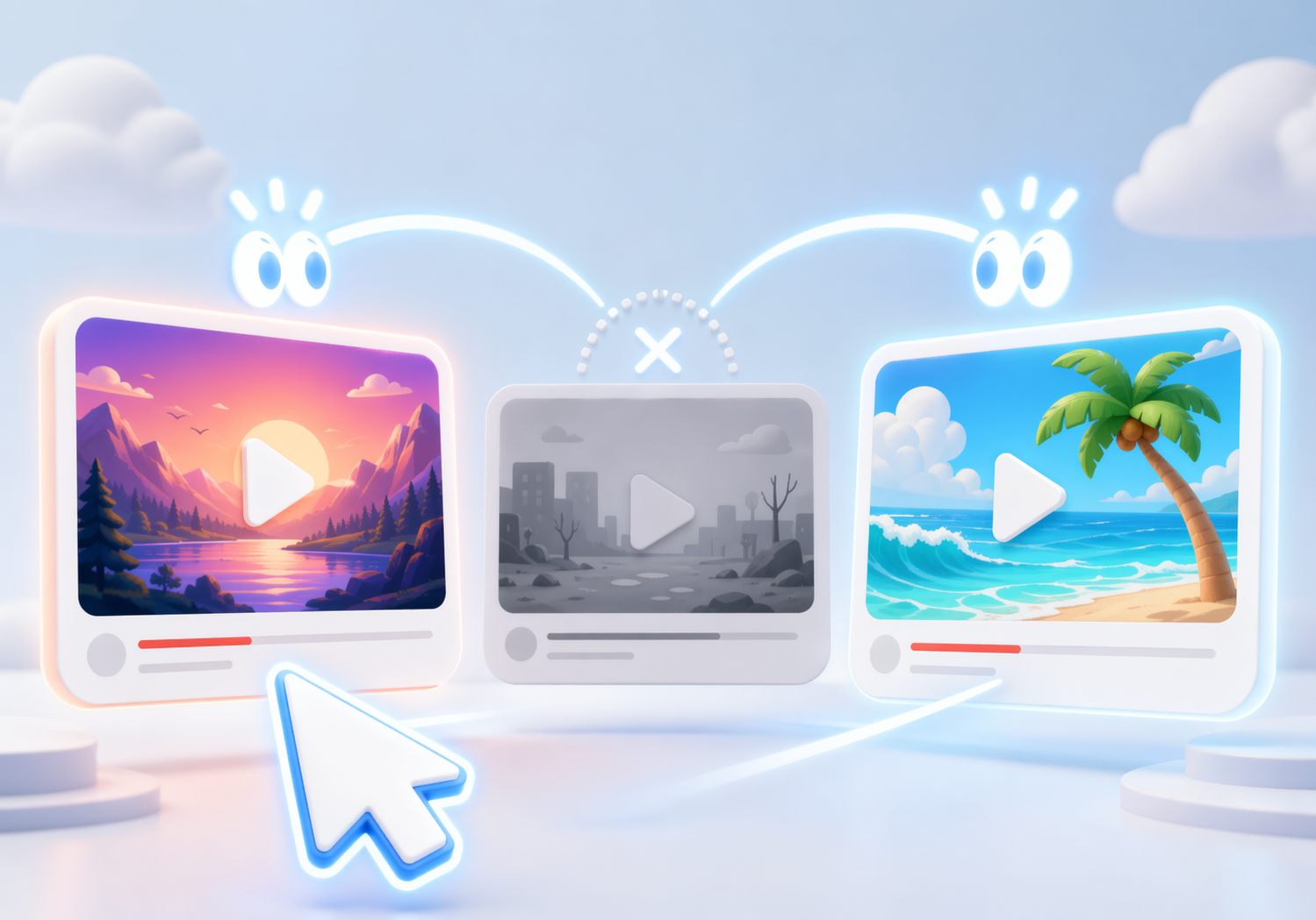 Feed visibility preview