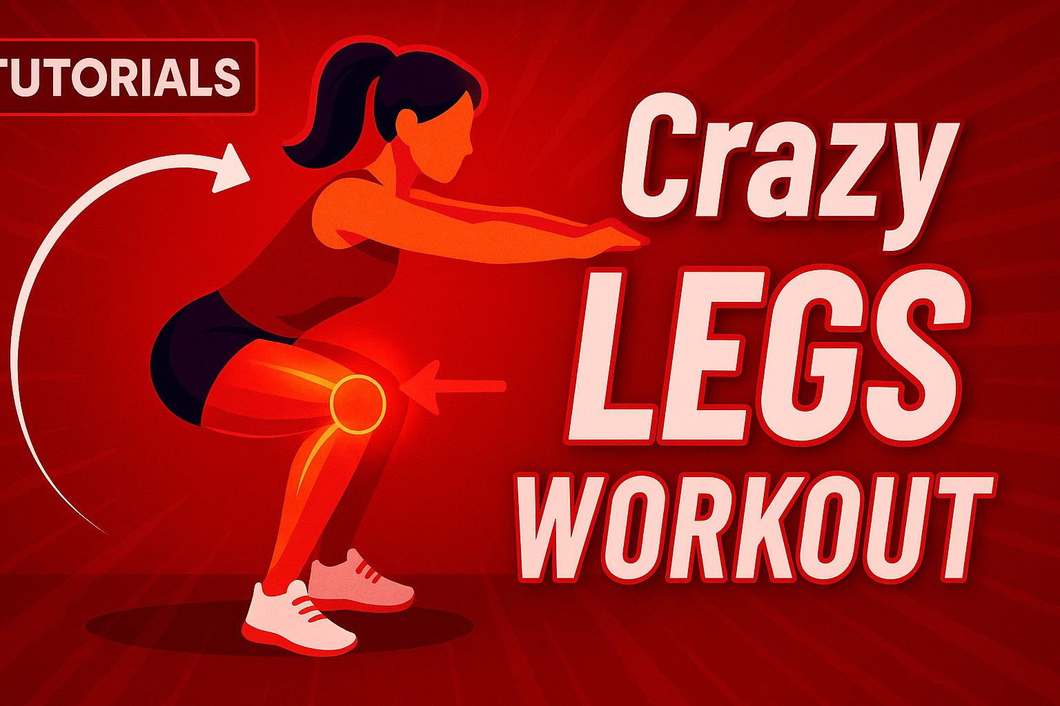 Workout Thumbnail - AI-generated YouTube thumbnail for Lifestyle